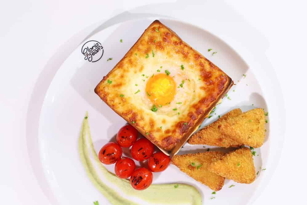 CRISPY EGG & CHEESE TOAST